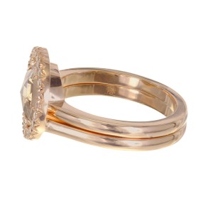 Peter Suchy 1.14 Carat Diamond Rose Gold Engagement Ring