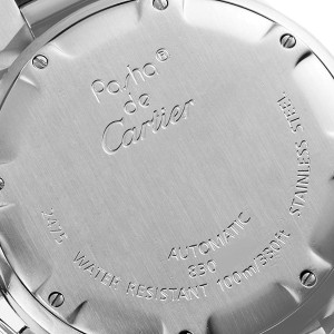 Cartier Pasha C Midsize White Dial Steel Unisex Watch 