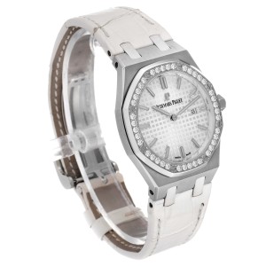 Audemars Piguet Royal Oak 33mm Steel Diamond Ladies Watch