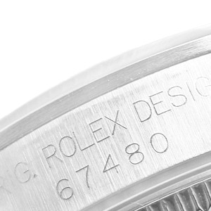Rolex Midsize 31mm Black Dial Automatic Steel Ladies Watch 