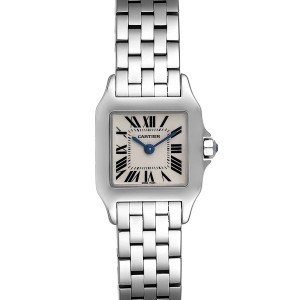 Cartier Santos Demoiselle Steel Silver Dial Ladies Watch