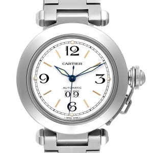 Cartier Pasha C Midsize White Dial Steel Unisex Watch