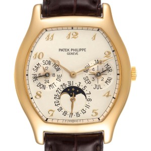 Patek Philippe Complications Perpetual Calendar Yellow Gold Mens Watch 