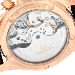 Omega DeVille Co-Axial Rose Gold Diamond Ladies Watch 