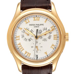 Patek Philippe Complicated Annual Calendar Yellow Gold Watch 