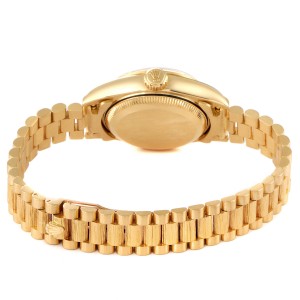 Rolex President Datejust 26 Roman Dial Yellow Gold Ladies Watch 
