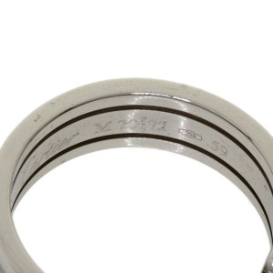 CARTIER 18K white Gold C2 Ring US 8.5 QJLXG-1290