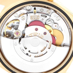Rolex Day-Date President 36mm Yellow Gold Bark Finish Watch 