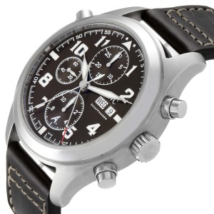 IWC Pilot Flieger Chronograph Day Date Automatic Watch 
