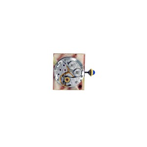 Baume & Mercier Ladies Gold Round Quartz Watch Custom Colored Turquoise  Dial