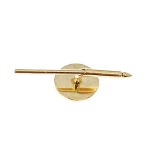 Peter Suchy 18K Yellow Gold with  Ruby Cuff Link Shirt Stud Set 