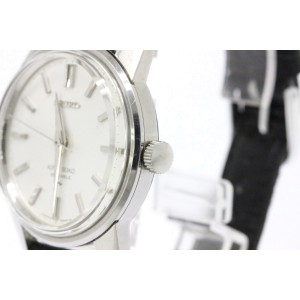 Seiko King 44-9990 Stainless Steel with White Dial 36mm Mens Watch