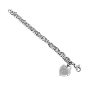 Tiffany & Co. Sterling Silver Heart Tag Bracelet 