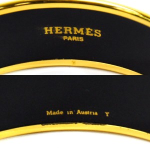 Hermes Enamel Bangle Bracelet 