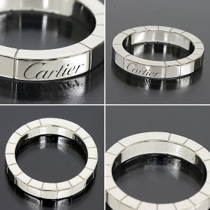Cartier Pt 950  Platinum  Lanieres Wedding Band Ring Size 4.75
