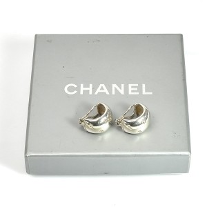 Chanel 925 Sterling Silver Earrings, Chanel