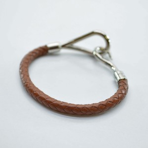 Chanel Metal Leather Bangle Bracelet