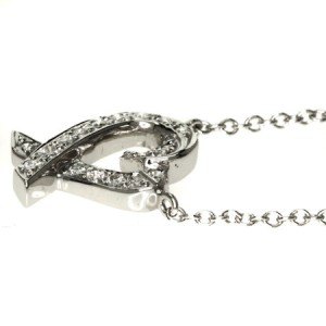 Tiffany & Co. PT950 Platinum Loving Heart Necklace 