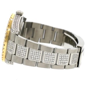 Rolex Datejust II Steel 41mm 9.9Ct Diamond Watch 116300 Box Papers