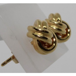 Tiffany & Co. Love 18K Yellow Gold Knot Earrings