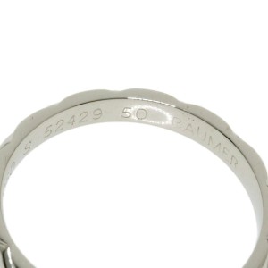 CHANEL 950 Platinum Matelasse Ring 
