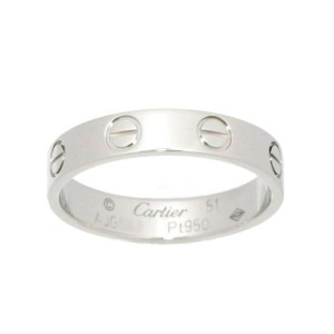 Cartier Platinum Mini Love Ring RCB-4