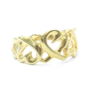 Tiffany & Co. 18k yellow Gold Loving heart Ring