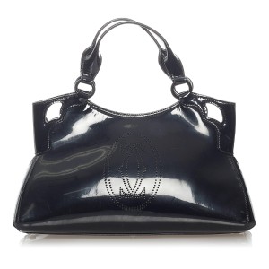 Cartier Marcello Patent Leather Handbag