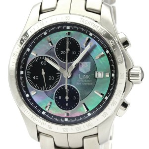 TAG HEUER Link Chronograph Moon Pearl Limited Watch CJF211M LXGoodsLE-229