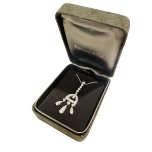 Tiffany Diamond Legacy Jazz Buckle Platinum Necklace