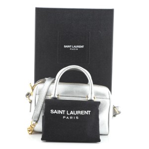 Saint Laurent Classic Duffle Bag Leather Toy
