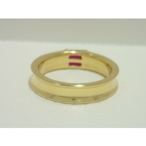 TIFFANY & CO. 18k yellow gold band ring with ruby Ring