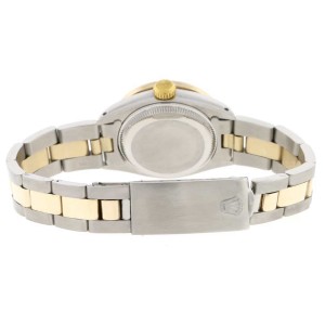 Rolex Datejust Ladies 2-Tone Gold/Steel 26MM Automatic Oyster Watch w/Pink Diamond Dial & Bezel