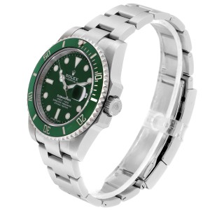 Rolex Submariner Hulk Green Dial Bezel Mens Watch 116610LV
