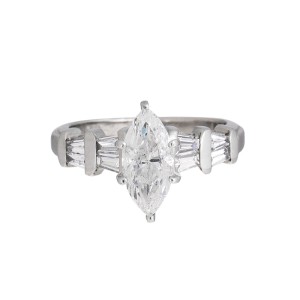 Platinum And Diamond Engagement Ring