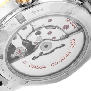 Omega Aqua Terra Steel Yellow Gold Diamond Watch