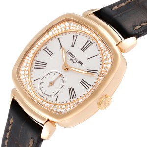 Patek Philippe Gondolo 18k Rose Gold Diamond Ladies Watch 