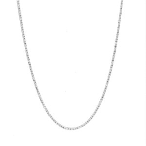 True 14k White Gold 8.35ct Diamond Necklace