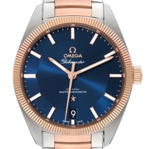 Omega Constellation Globemaster Steel Rose Gold Watch