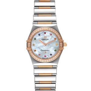 Omega Constellation Iris My Choice Steel Rose Gold Watch 