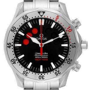 Omega Seamaster Apnea Jacques Mayol Black Dial Mens Watch 