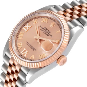 Rolex Datejust 36 Steel EveRose Gold Diamond Unisex Watch