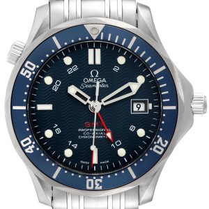 Omega Seamaster Bond 300M GMT Co-Axial Mens Watch 