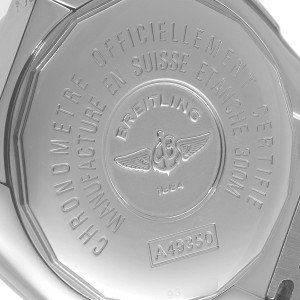 Breitling Windrider Cockpit 41mm Steel Diamond Mens Watch 