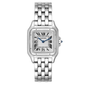Cartier Panthere Midsize 27mm Steel Ladies Watch  