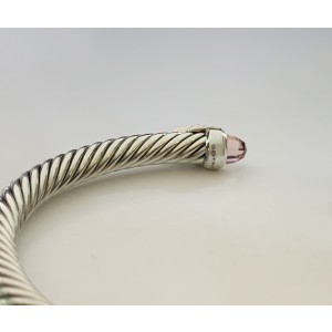 David Yurman Empire Cable Bracelet with Morganite