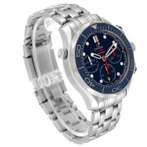 Omega Seamaster Diver 300M Blue Dial Watch 