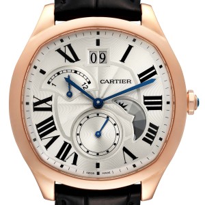 Cartier Drive Retrograde Rose Gold Chronograph Mens Watch 