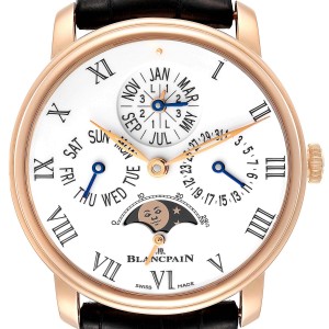 Blancpain Villeret Perpetual Calendar 8 Days Rose Gold Watch