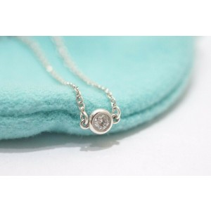 Tiffany & Co 925 Silver Peretti By The Yard Diamond Necklace